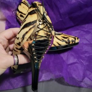 Animal print heels